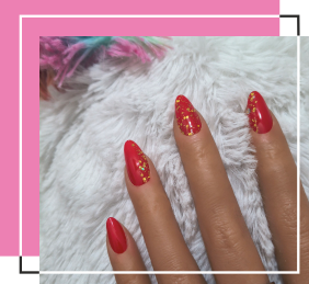 Color change from red to gold