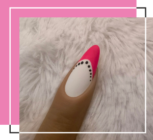 Dragonfruit Style Nail